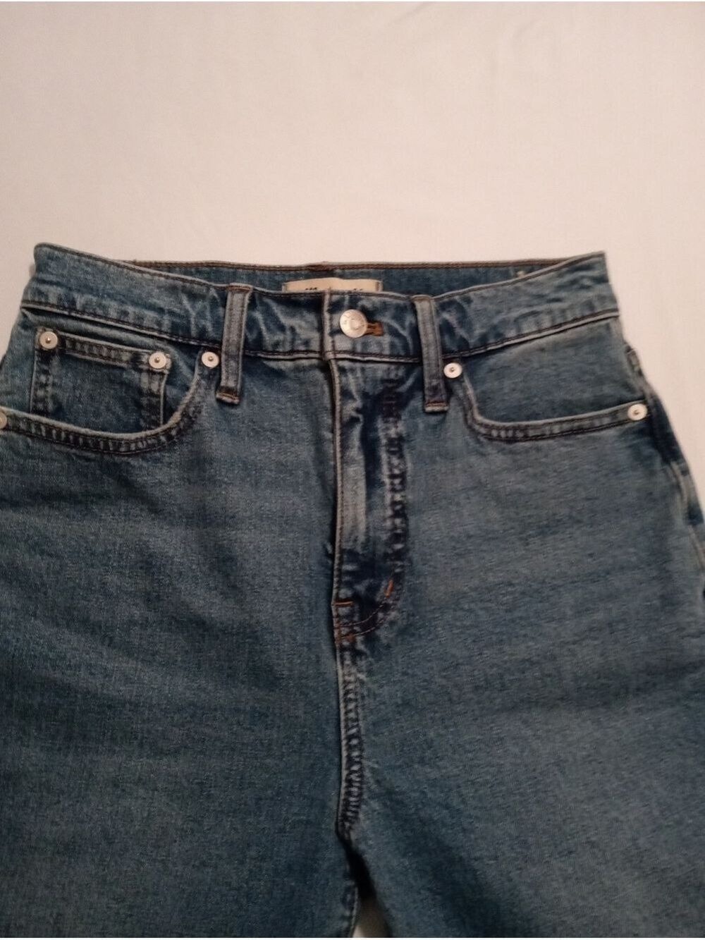 Madewell Enid Wash Rigid Mom Jeans Size 26 - Picture 8 of 13